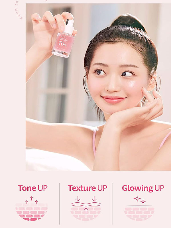 ANUA Peach 70% Niacinamide Serum brightening hydrating face serum