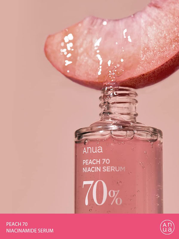 ANUA Peach 70% Niacinamide Serum brightening hydrating face serum