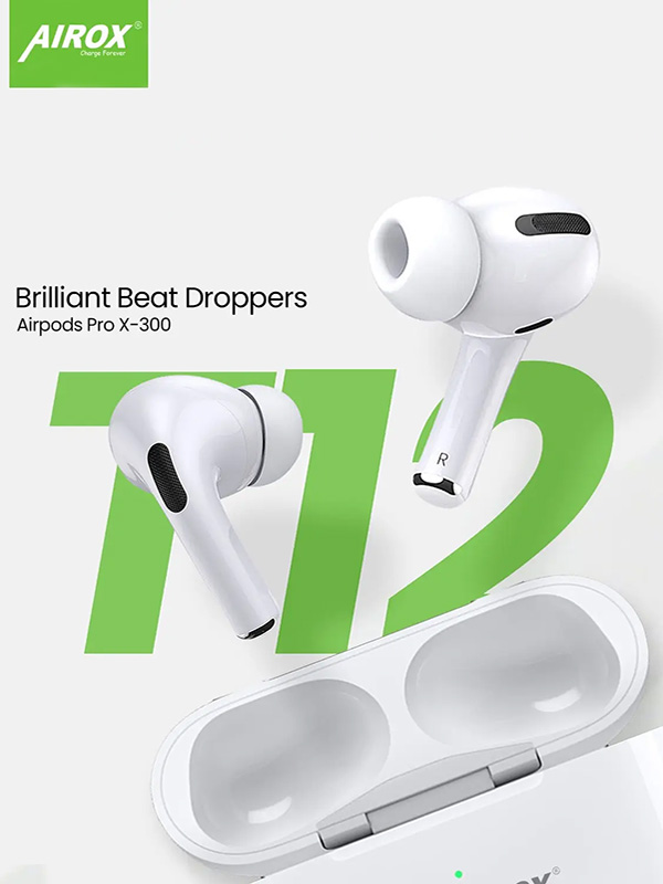 Airox X300 AirPods Pro 5.1 Super Bass Longer Play Time - AirPods Pro