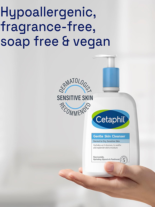 Cetaphil Gentle Skin Cleanser Sensitive Skin Unscented 236ml